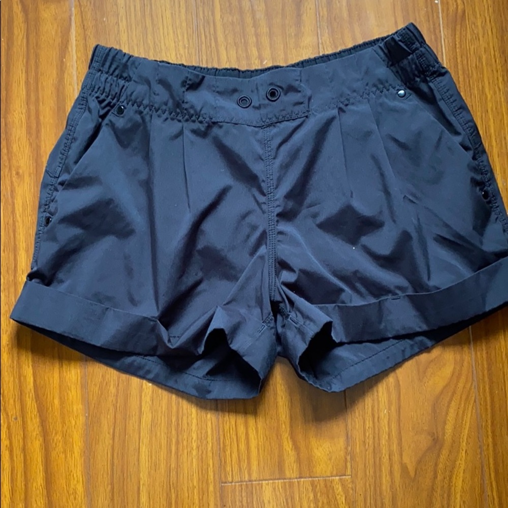 Lululemon Black Cuffed Workout Shorts
